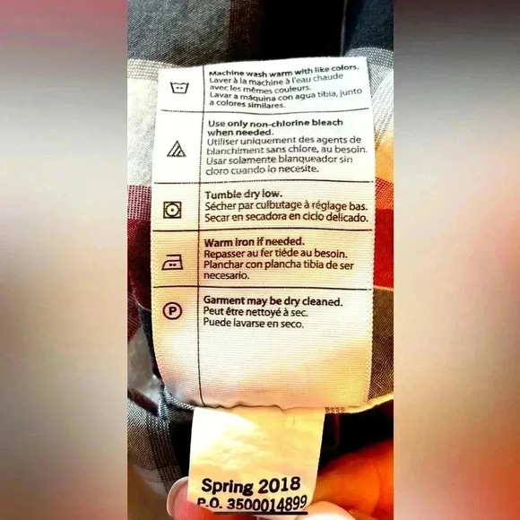 Carhartt Relaxed Fit Short Sleeve Plaid Shirt Men’s Size Large - Picture 7 of 7